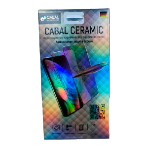 Защитное стекло Ceramic для Samsung A 32 5G Cabal полноэкранное черное
