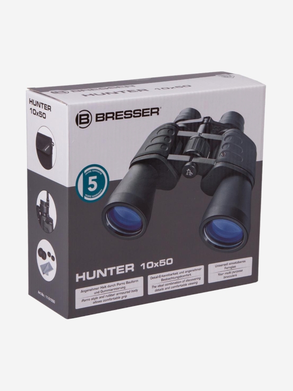 Бинокль Bresser Hunter 10x50, Черный