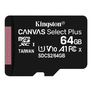 Карта памяти Kingston Micro SD 64GB 100MB/S 10 класс без адаптера
