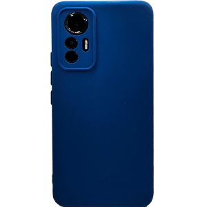 Силиконовая накладка для Xiaomi Mi 12 Lite (SC) синяя