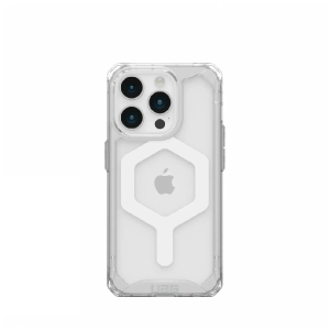 Противоударная пластиковая накладка UAG Plyo MagSafe белый для iPhone 15 Pro Max прозрачная