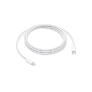 Кабель Apple Type-C/Type-C плетеный 240Вт 2м белый парал,импорт (1)
