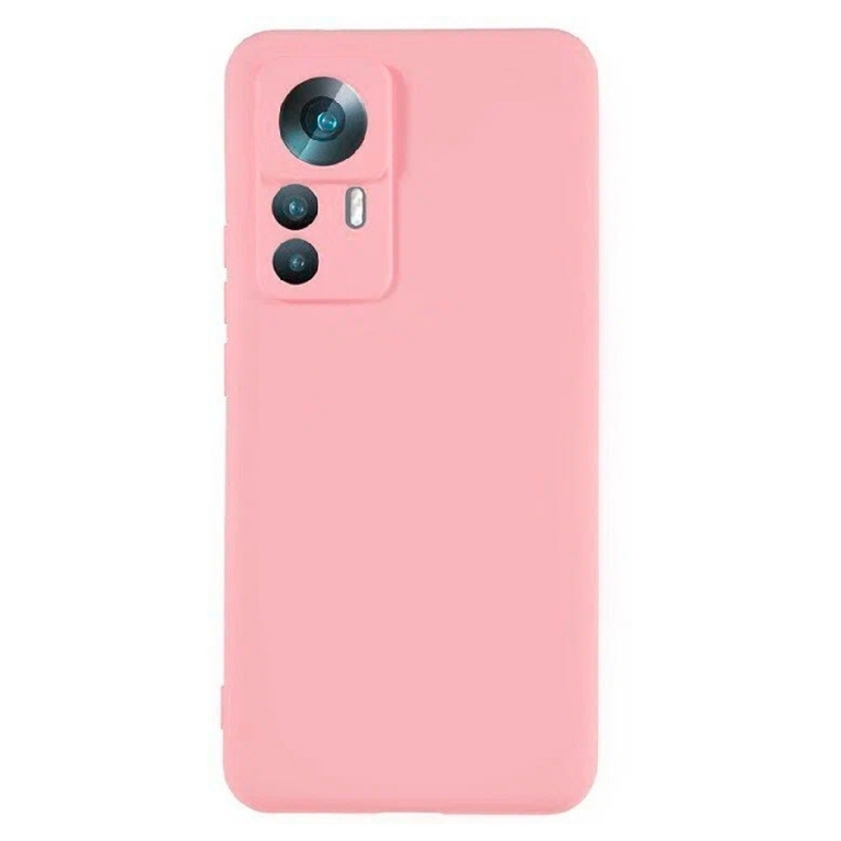 Силиконовая накладка для Xiaomi Mi 12T/12T Pro (SC) ярко-розовый