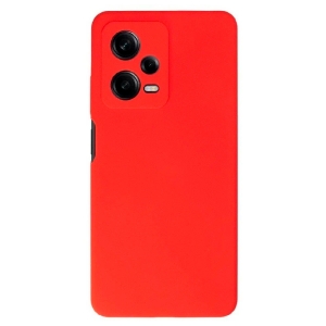 Силиконовая накладка для Xiaomi Redmi Note 12 Pro/Poco X5 Pro(5G) (SC) красный
