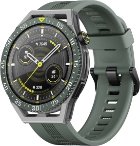 Смарт-часы Huawei Watch GT 3 SE 46 мм серый с зеленым ремешком