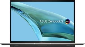 Ноутбук Asus Zenbook S UX5304VA-NQ227W 13.3&quot; OLED 2880x1800/Core i7-1355U 2p8e 3.7-5.0GHz/16Gb LPDDR5-4800/1024PCISSD/Int:Iris Xe/W11H/Basalt Grey/Bag 90NB0Z92-M00DE0 (90NB0Z92-M00DE0)