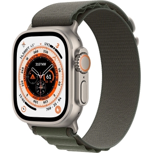 Apple Watch Ultra GPS + Cellular, 49 мм, корпус из титана, ремешок Alpine (S) цвета green (зеленый)