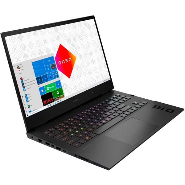 Ноутбук HP Omen 16-c0050ur 16.1&quot; 1920x1080 IPS 144Hz/AMD Ryzen 5 5600H 3.3Ghz/16Gb/512PCISSD/Ext:Radeon RX6600M 8Gb/Cam/BT/WiFi/83WHr/w1y/Mica Silver/FreeDOS R.kbd (4E1S3EA)