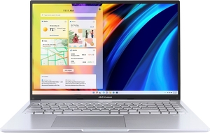 Ноутбук Asus VivoBook M1603QA-MB253 16&quot; 1920x1200/Ryzen 7 5800H octa 3.2-4.4GHz/16Gb/512PCISSD/noDVD/Int:Radeon Vega 7/Cam/BT/WiFi/1.88kg/Transparent Silver/DOS (90NB0Y82-M00FN0)