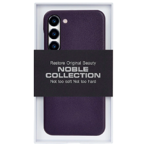 Пластиковая накладка KZDOO NOBLE COLLECTION для Samsung Galaxy S23 Plus под кожу фиолетовая