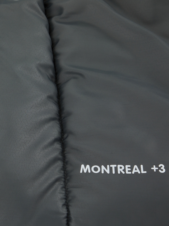 Спальный мешок Outventure Montreal +3 левосторонний, Серый