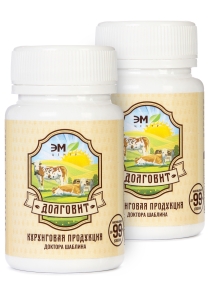 Продукт кисломолочный &quot;Долговит&quot;, 2 шт.