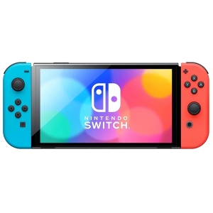 Игровая приставка Nintendo Switch OLED neon (неоново синий/неоново красный)
