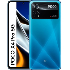 Мобильный телефон Xiaomi Poco X4 Pro 5G 6/128Gb лазерный синий