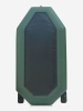 Лодка ПВХ "Компакт-260N"- ФС фанерная слань (зеленый цвет) упаковка-мешок оксфорд,