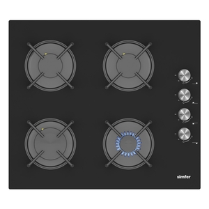 Газовая варочная панель Simfer H60K40S000, с газ-контролем