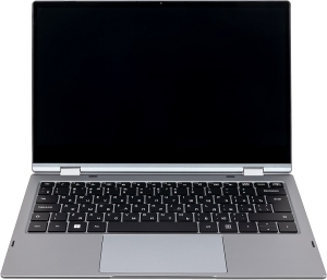 Ноутбук Hiper SLIM 360 13.3&quot; 1920x1080 AG IPS/Touch/Core i3-1215U 2p4e 1.2-4.4Ghz/8Gb/256PCISSD/Int:Intel UHD 12gen/Cam/WiFi/38WHr/w1y/1.26kg/Silver/DOS, Metall, подств. (H1306O382DM)