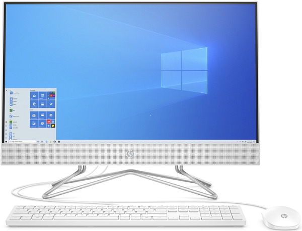 Моноблок HP 24-df1064ny AiO 23.8&quot; 1920x1080/Touch/Core i5-1135G7 quad 2.4-4.2Ghz/8Gb/1Tb/noDVD/Int:Intel Iris X?/Cam/WiFi/w1y/Snow White/FreeDOS + EN kbd (4X5E0EA)