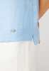 Блуза с комбинированной спинкой