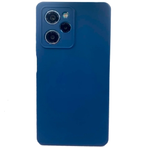 Силиконовая накладка Monarch для Poco X5 Pro синяя