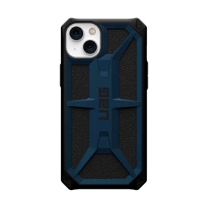 Противоударная пластиковая накладка UAG Monarch для iPhone 14 Plus черно-синий