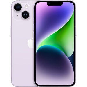 Мобильный телефон Apple iPhone 14 128GB Dual: nano SIM + eSim purple (фиолетовый)