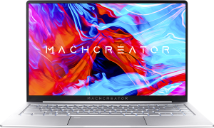 Ноутбук Machenike Machcreator 14&quot; 1920x1080 IPS 60Hz/Core i7 11390H 3.4Ghz/16Gb/512PCISSD/noDVD/Int:Iris Xe/Cam/BT/WiFi/65WHr/w1y/1.4kg/silver/DOS RU white backlight kbd (MC-14i711390HF60HSM00RU)