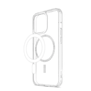 Пластиковая накладка Clear Case MagSafe для iPhone 15 прозрачная