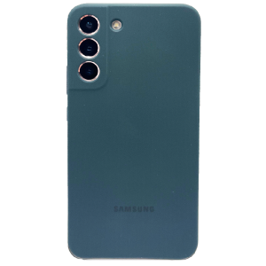 Силиконовая накладка для Samsung Galaxy S22 Plus Silicone Cover зеленая