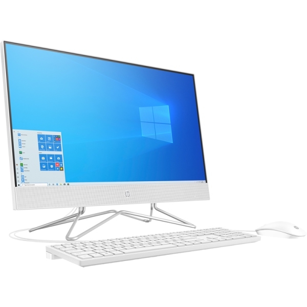 Моноблок HP 24-df1064ny AiO 23.8&quot; 1920x1080/Touch/Core i5-1135G7 quad 2.4-4.2Ghz/8Gb/1Tb/noDVD/Int:Intel Iris X?/Cam/WiFi/w1y/Snow White/FreeDOS + EN kbd (4X5E0EA)