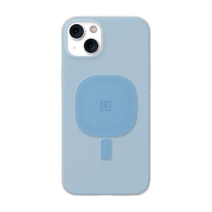 Противоударная пластиковая накладка UAG Lucent MagSafe для iPhone 14 Plus голубая