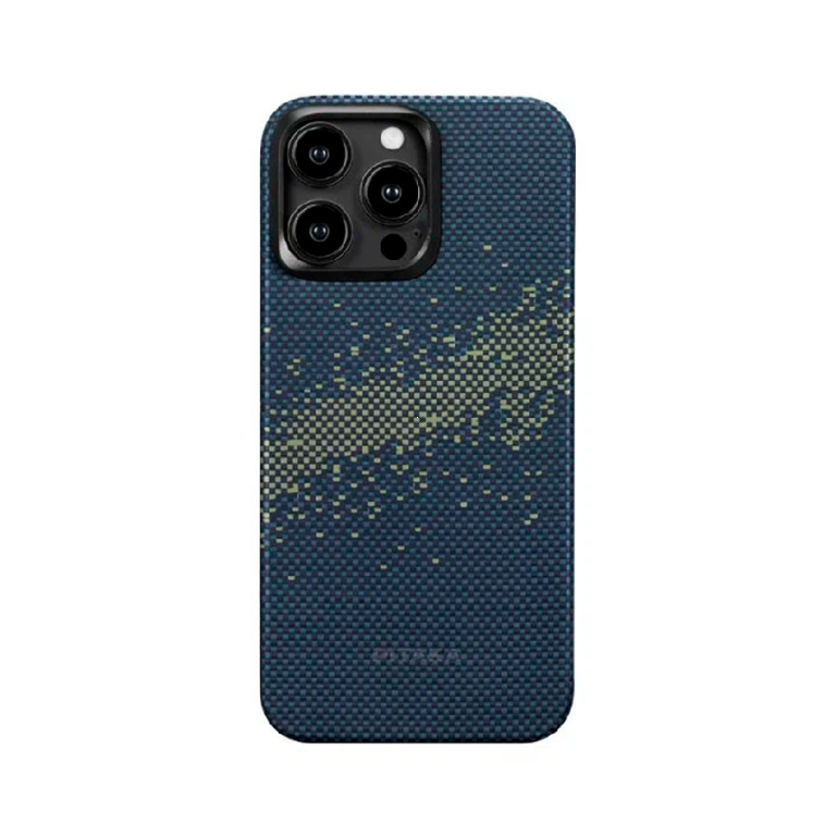 Кевларовая накладка Pitaka MagEZ Case 4 для iPhone 15 Pro Milky Way Galaxy (млечный путь)