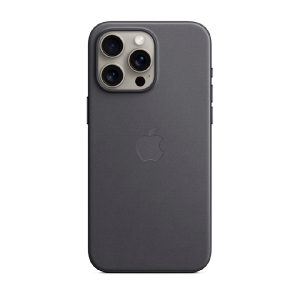 Накладка FineWoven Case с MagSafe для iPhone 15 Pro Max черный титан SZ