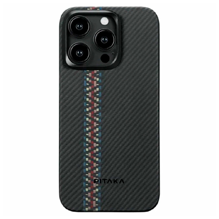 Кевларовая накладка Pitaka Fusion Weaving MagEZ Case 4 для iPhone 15 Pro Max (6.1&quot;), Rhapsody