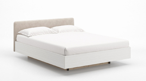 Кровать с подъемным механизмом Gretta, цвет Белый текстурный