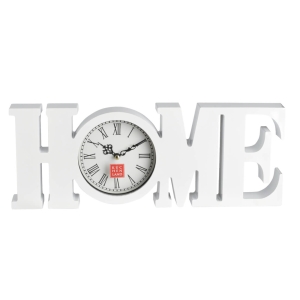 Kuchenland Часы настенные, 39х15 см, пластик/стекло, белые, Ноmе, Home deco