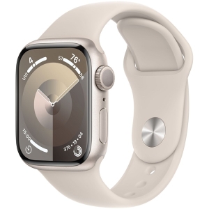 Apple Watch Series 9 45 мм Aluminium with Sport Band (M/L) starlight (сияющая звезда)
