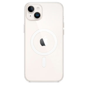 Пластиковая накладка Clear Case MagSafe для iPhone 14 Plus прозрачная