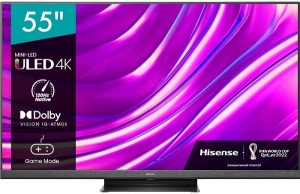 55&quot; Телевизор Hisense 55U8HQ (2022) MiniLED, 4K Ultra HD, SmartTV, 120 Гц