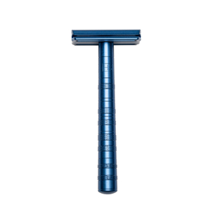 Т-образная бритва Henson Shaving AL13, синяя, Mild