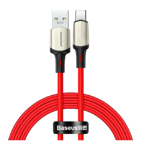 Кабель Baseus Cafule (USB-Type-C) 1,0 м красный (Китай)