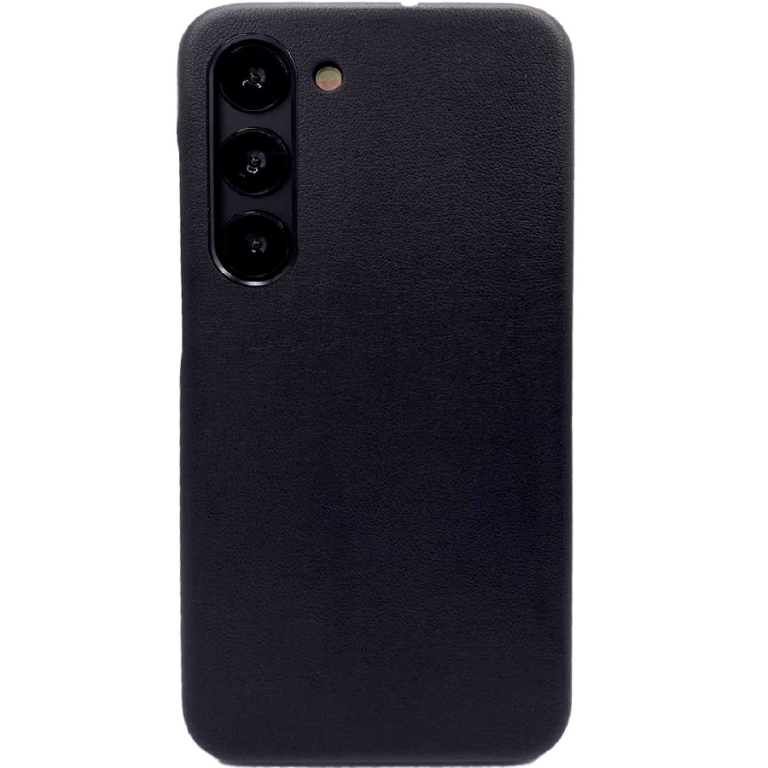 Пластиковая накладка KZDOO NOBLE COLLECTION для Samsung Galaxy S23 под кожу черная