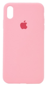 Кожаная накладка для iPhone 13 (LC) розовая Partner