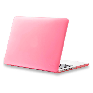 Пластиковый чехол Gurdini HardShell Case для Macbook Air 13.6&quot;(2022) матовый розовый