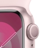 Apple Watch Series 9 41 мм Aluminium with Sport Band (S/M) light pink (нежно-розовый)
