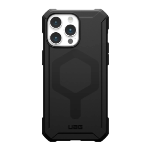 Противоударная пластиковая накладка UAG Essential Armor MagSafe для iPhone 15 Pro Max черная