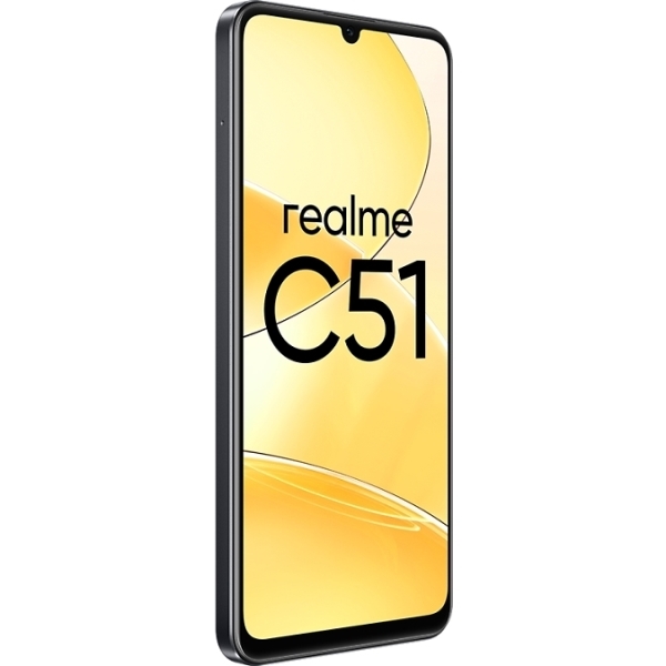 Мобильный телефон Realme C51 4/64Gb черный ЕАС