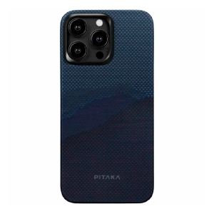 Кевларовая накладка Pitaka MagEZ Case 4 для iPhone 15 Pro, синий