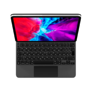 Чехол-клавиатура Apple Magic Keyboard для iPad Pro 12,9&quot;(MXQU2) (2020)  ( русская гравировка) черная