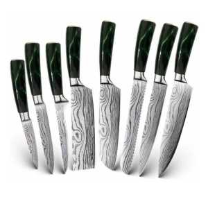 Набор ножей Spetime 8шт зеленые